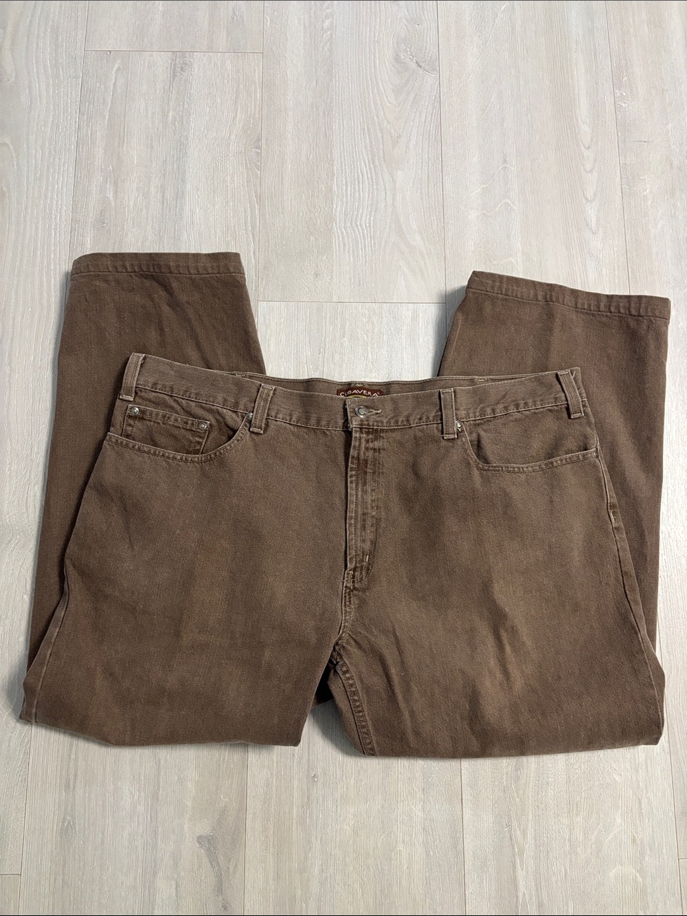 🔥BUNDLESALE Men’s 44/30 Cubavera Rare Straight Brown Jeans